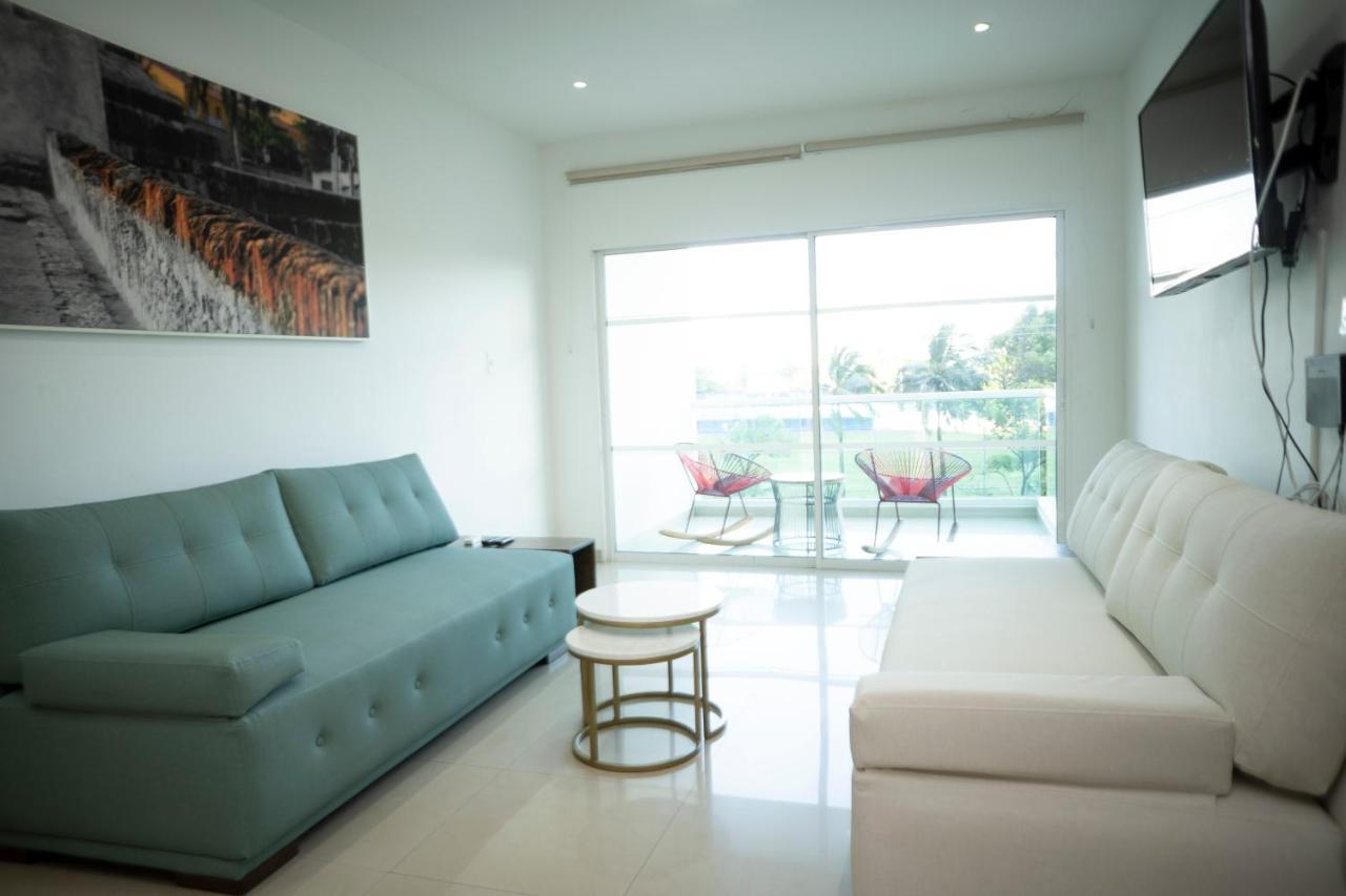 Apartamento En Bocagrande - Edificio Minarete Apartment Cartagena Bagian luar foto