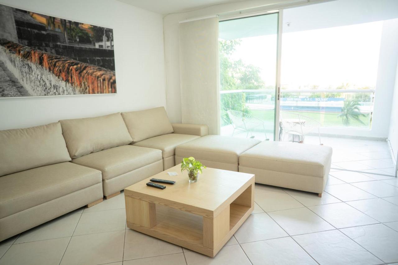 Apartamento En Bocagrande - Edificio Minarete Apartment Cartagena Bagian luar foto